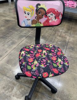 Swivel Mesh Chair Disney Princess Adjustable Height