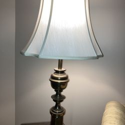 2 Brass 3-Way Lamps