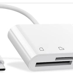 USB C to Micro SD TF Memory Card Reader, 3-in-1 USB Camera Card Reader Adapter Compatible with iPhone 15,iPad Pro, MacBook Pro/Air, Chromebook XPS, Ga