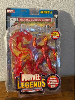 Marvel Legends Series 2 Human Torch Included With Comic