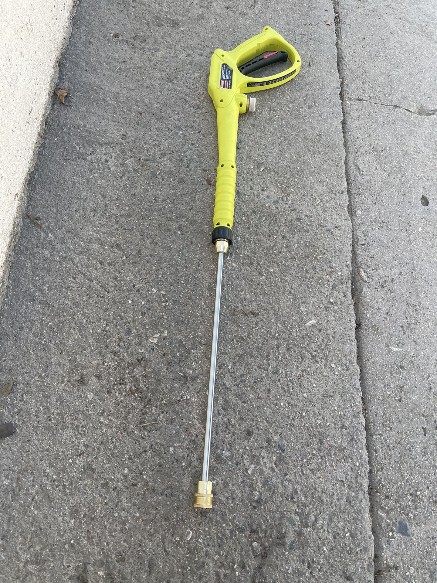 Pressure Washer Trigger Handle And Wand