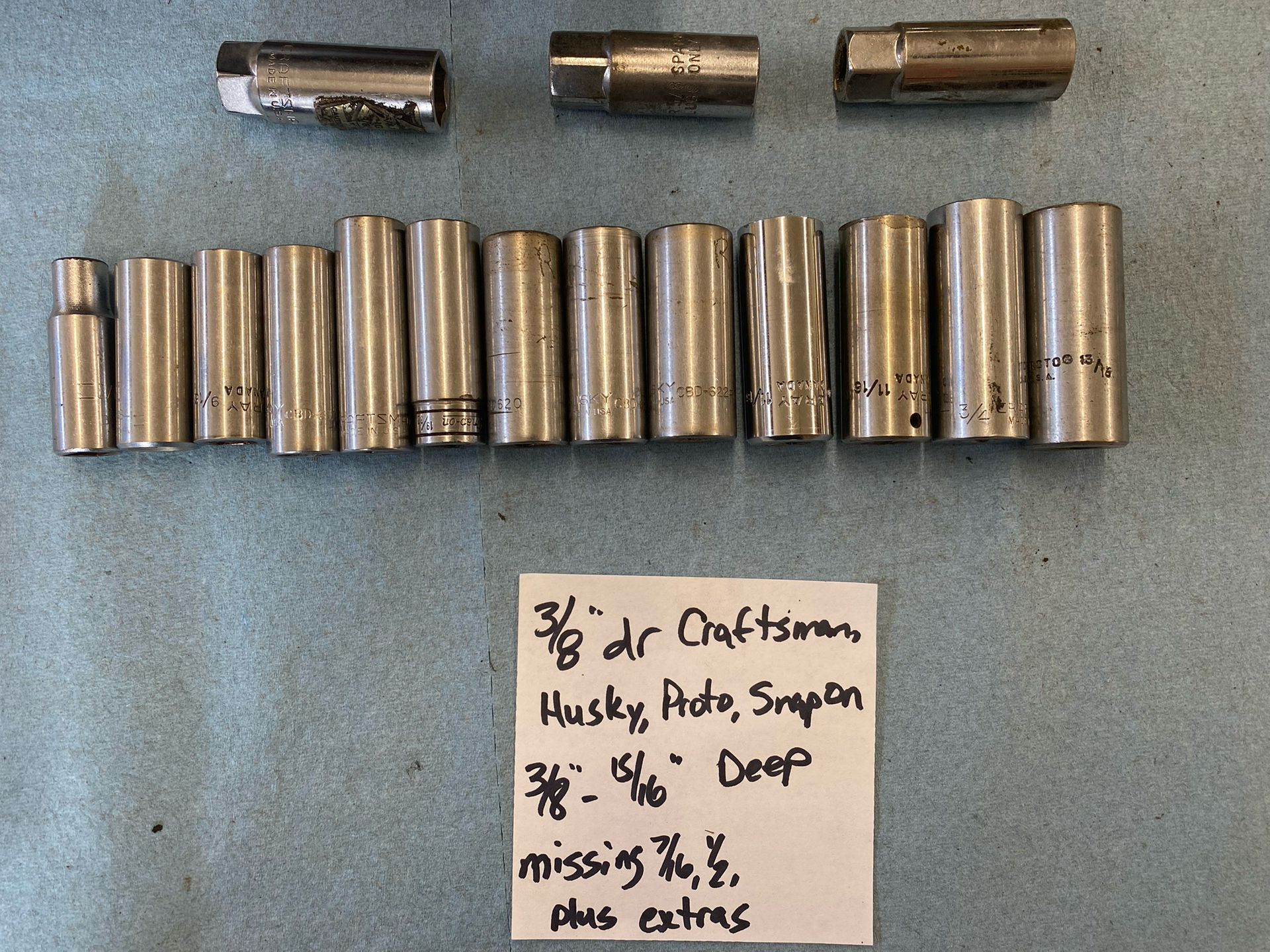 Assorted Sockets. Multiple Sets