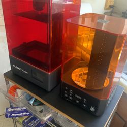 Elegoo Saturn 4K Resin Printer & Creality Wash & Cure Station