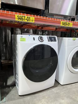 GE 7.8 cu. ft. Energy Star Smart Front Load Electric Dryer with Sanitize Cycle