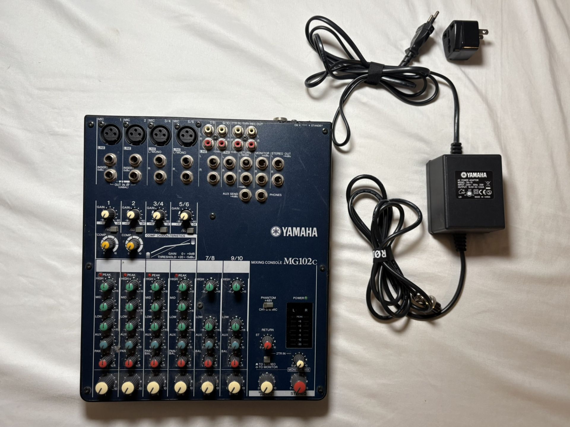 Yamaha MG102c 10-Channel Analog Mixer