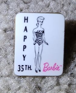 Barbie 35th Anniversary Collectors Pin