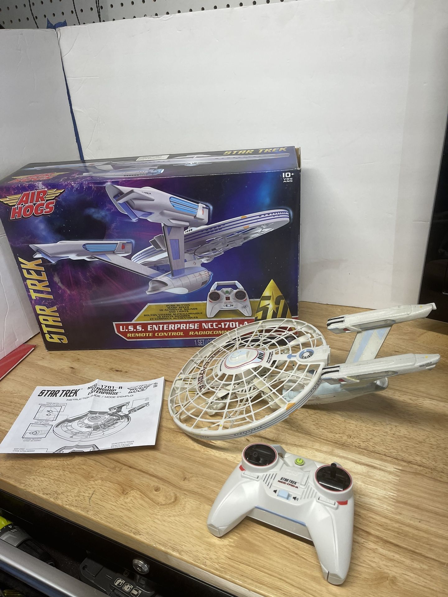 Air Hogs Star Trek USS Enterprise (NCC 1701 A) Channel RC (Parts