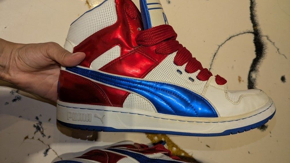 2005 Puma Unlimited Hi Sneakers Size 13 Barely Used In Box RARE VTG