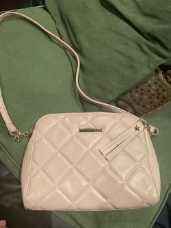 Aldo Quilted Crossbody Bag Blush Pink