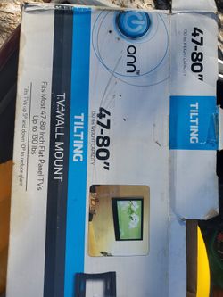 Onn Tilting Tv Wall Mount 47-80" Brand New Open Box