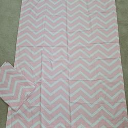 Baby Girl's Room Curtains, Set Of 2