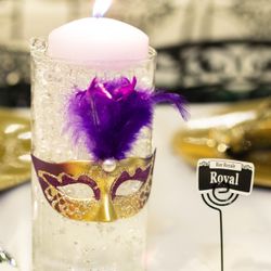 7 Swirl Top Place Card Holders