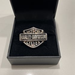 Harley Davidson Sterling Silver 925 Men’s Ring Size 10