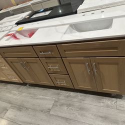 Double sink bathroom vanity 60 inch 