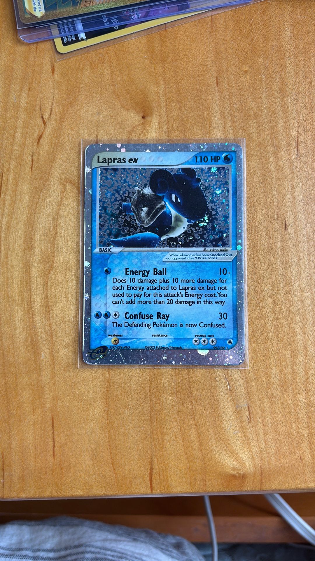 Lapras EX Holo 99/109 Ungraded