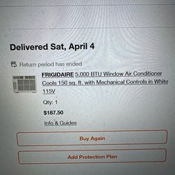 Window air conditioner with dehumidifier 5000 BTU