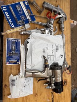 Graco Fusion Spray Foam Gun + Coating Guns & Repair Parts Bundle