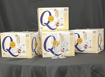 Quality Champagne Flutes 54 pieces