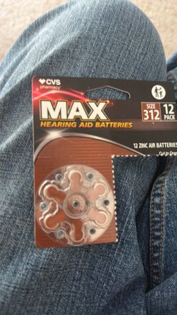 Hearing aid batteries