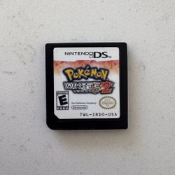 Pokemon: White Version 2 (Nintendo DS, 2012) Game Only Authentic 