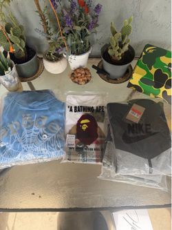 Sp5der, bape, Nike tech set