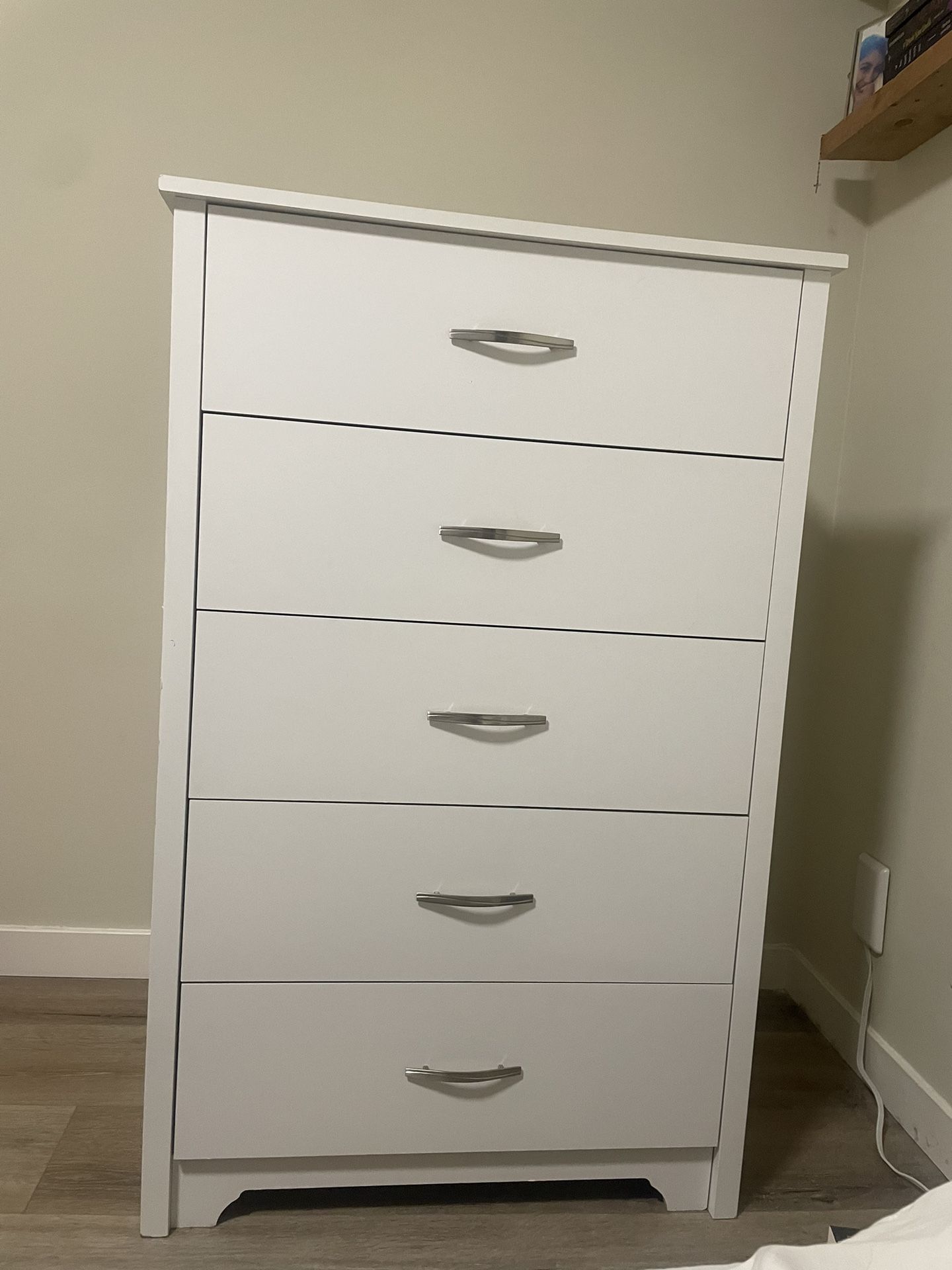 White dresser