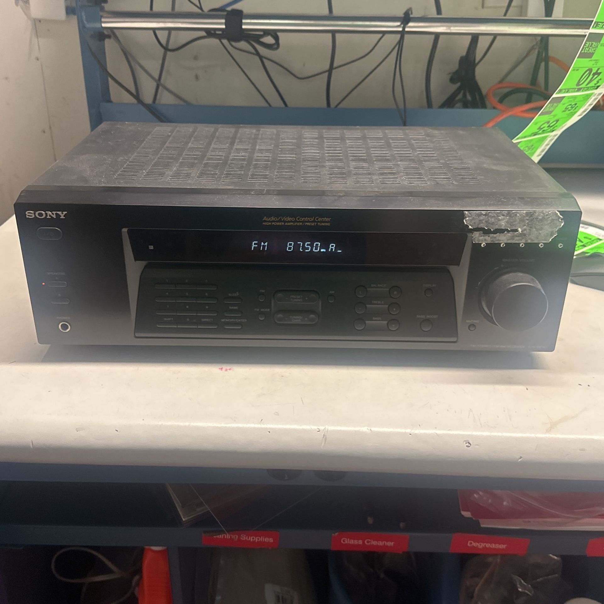 Sony STR-DE185 Stereo Receiver—No Remote!