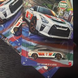 Hotwheels 2017 Nissan GTR R 35