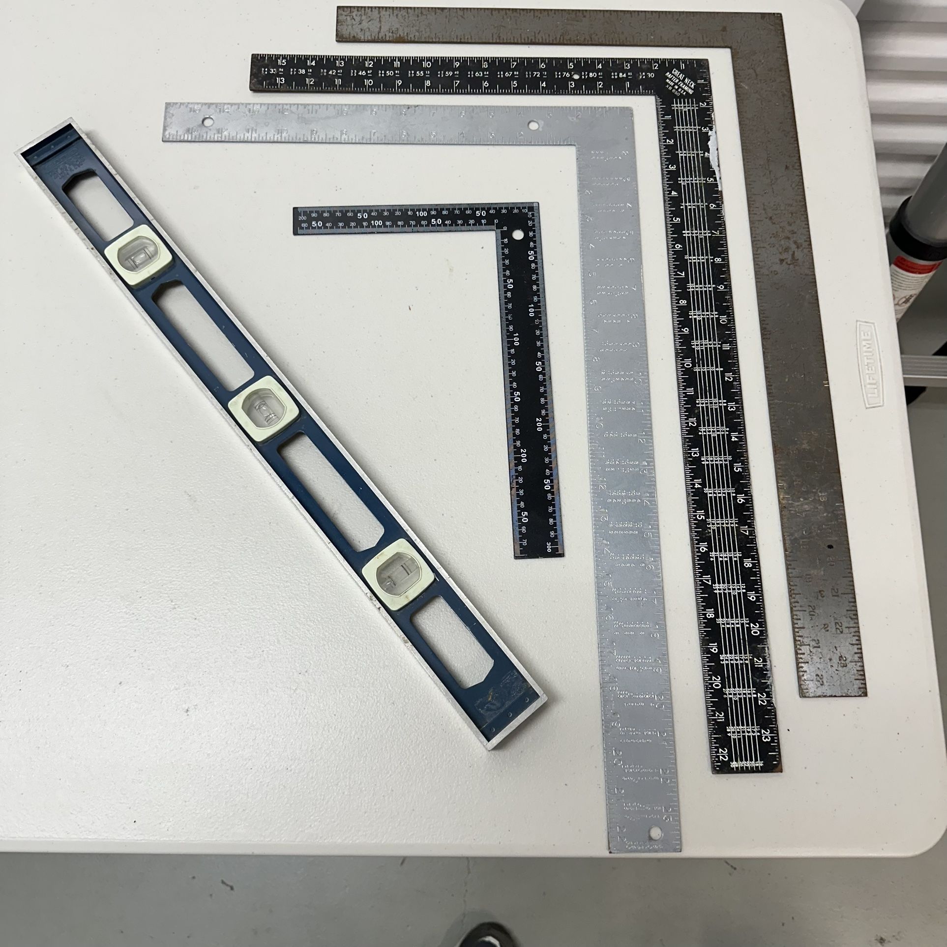 5 Piece Framing Square and Level Set