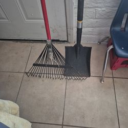 Fiberglass flat swivel & rake