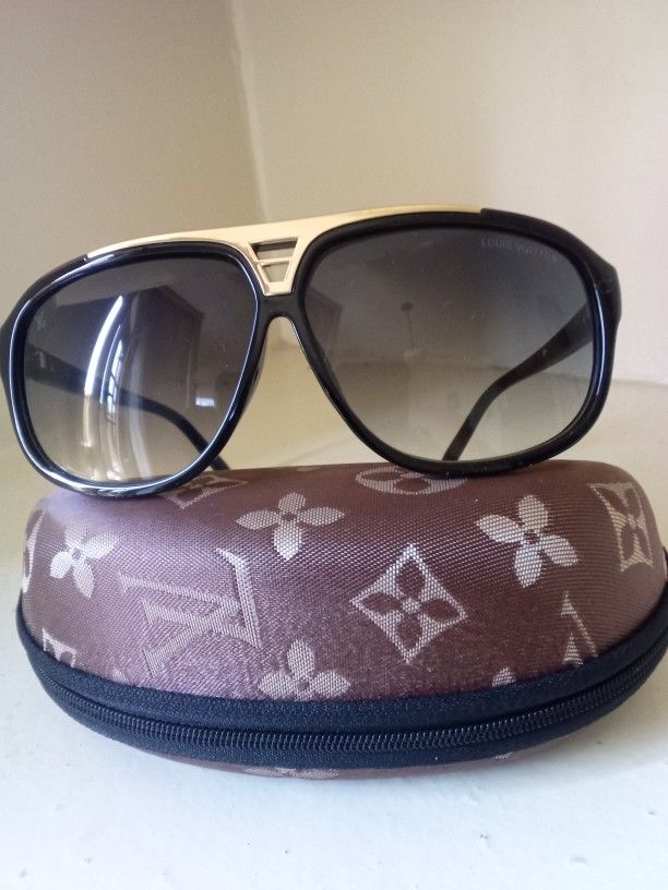 Louis Vuitton Evidence Gold Sunglasses