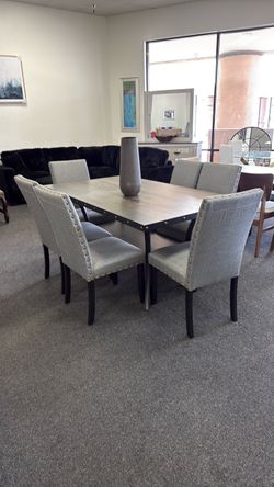 Dining set with 6 chairs