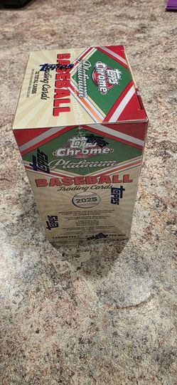2025 Topps Chrome Platinum Baseball Trading Cards Box