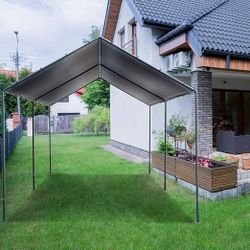12x20 FEET Canopy Party Carport Garage Tent Heavy Duty Poles Tarp New