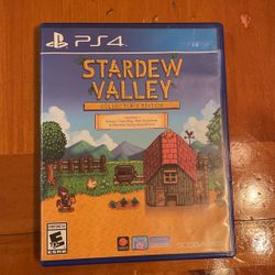 PS4 Stardew valley