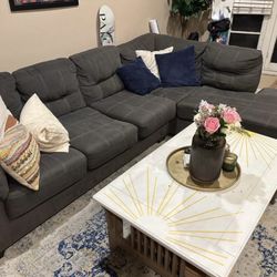 Grey Sectional Couch