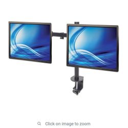Desk Stand for 2 Monitors with Clamp 13-32" (Missing 2 Monitor VESA Plate)