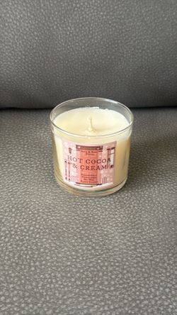 New Bath & Body Works Hot Cocoa & Cream Single Wick Candle