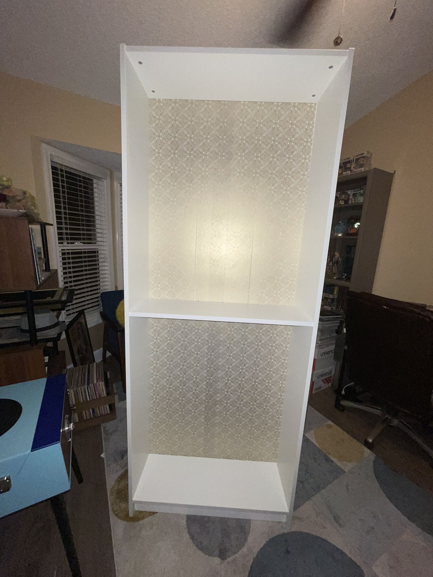 White & Gold Bookcase