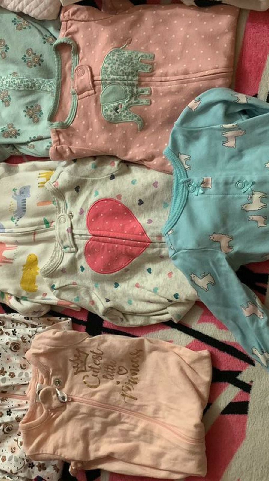 12 Newborn Onesies Pajamas