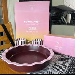 Noon & moon pie dish and mug set