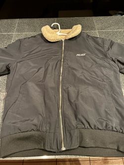 Palace reversible black/white Sherpa