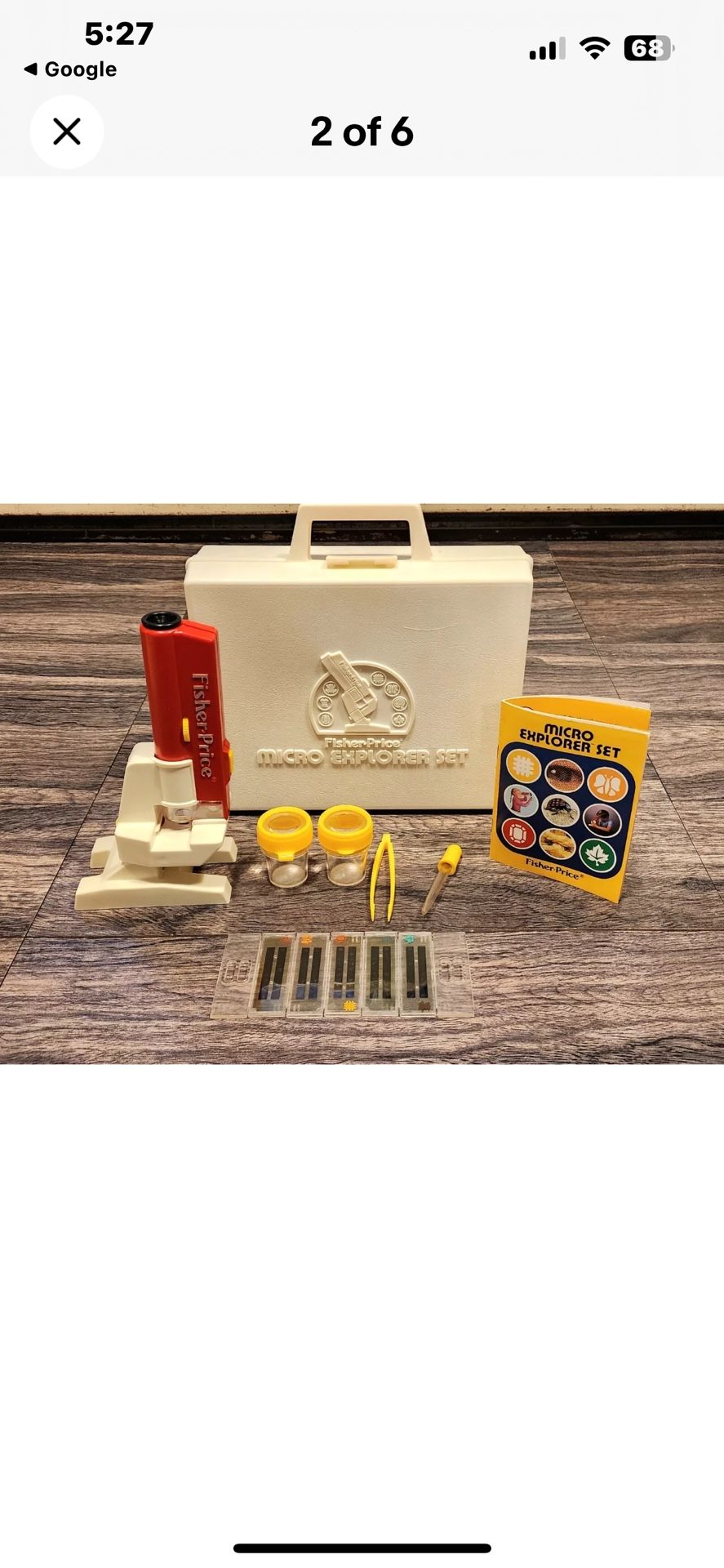 Vintage Fisher Price Micro Explorer Set