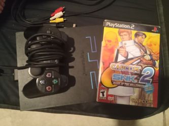 PS2 AND CAPCOM VS SNK 2 GAME 