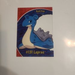 2000 Topps Pokemon TV Animation Clear Card