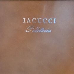 BEAUTIFUL BAG IACUCCI PELLETTERIA GENUINE LEATHER MADE IN EUROPE