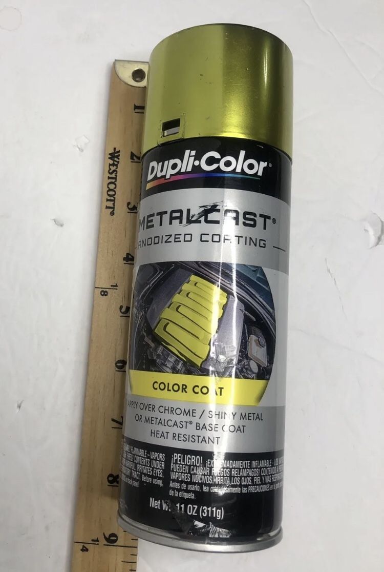 Dupli-Color ECWRC8027 Custom Wrap Matte Removable Automotive Paint – Yellow Spray Paint - 11 Oz. Aerosol Can