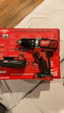 New Milwaukee drill and 1.5 battery
