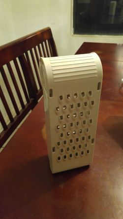 Cheese grater, pie plates