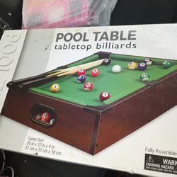 Pool Table Tabletop Billards 